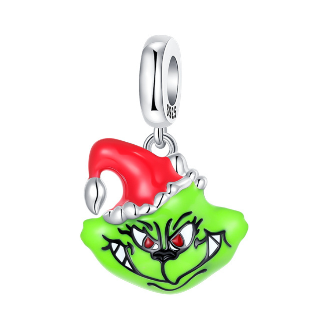 Disney Grinch Christmas Face Dangle Charm