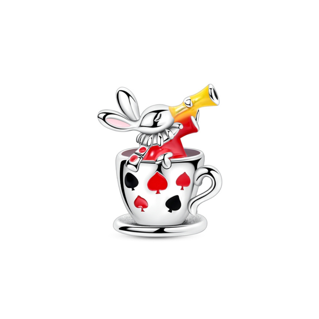 Disney Alice in Wonderland Mad Hatter Tea Party Charm