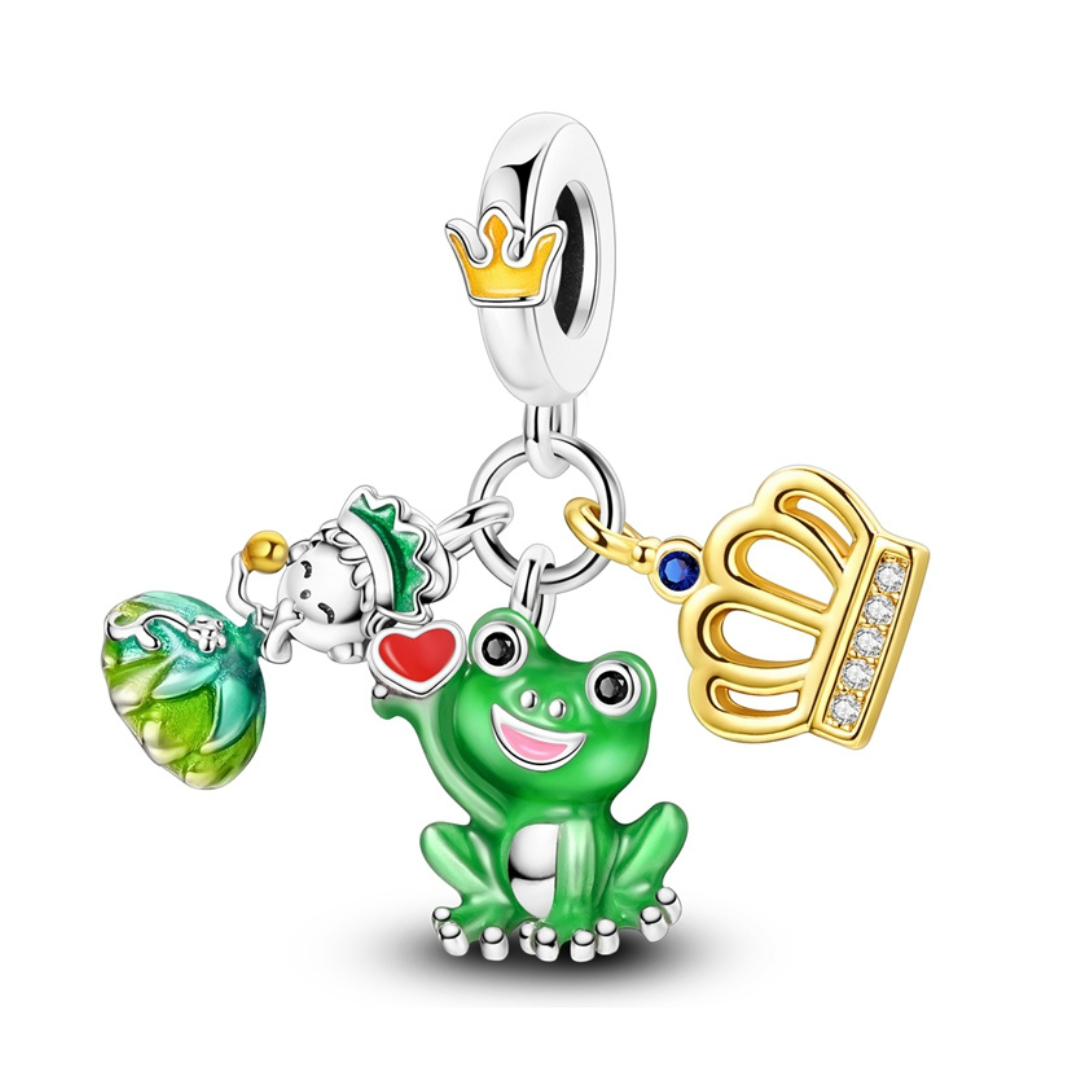 Disney Tiana and the Frog Enchanted Trio Dangle Charm