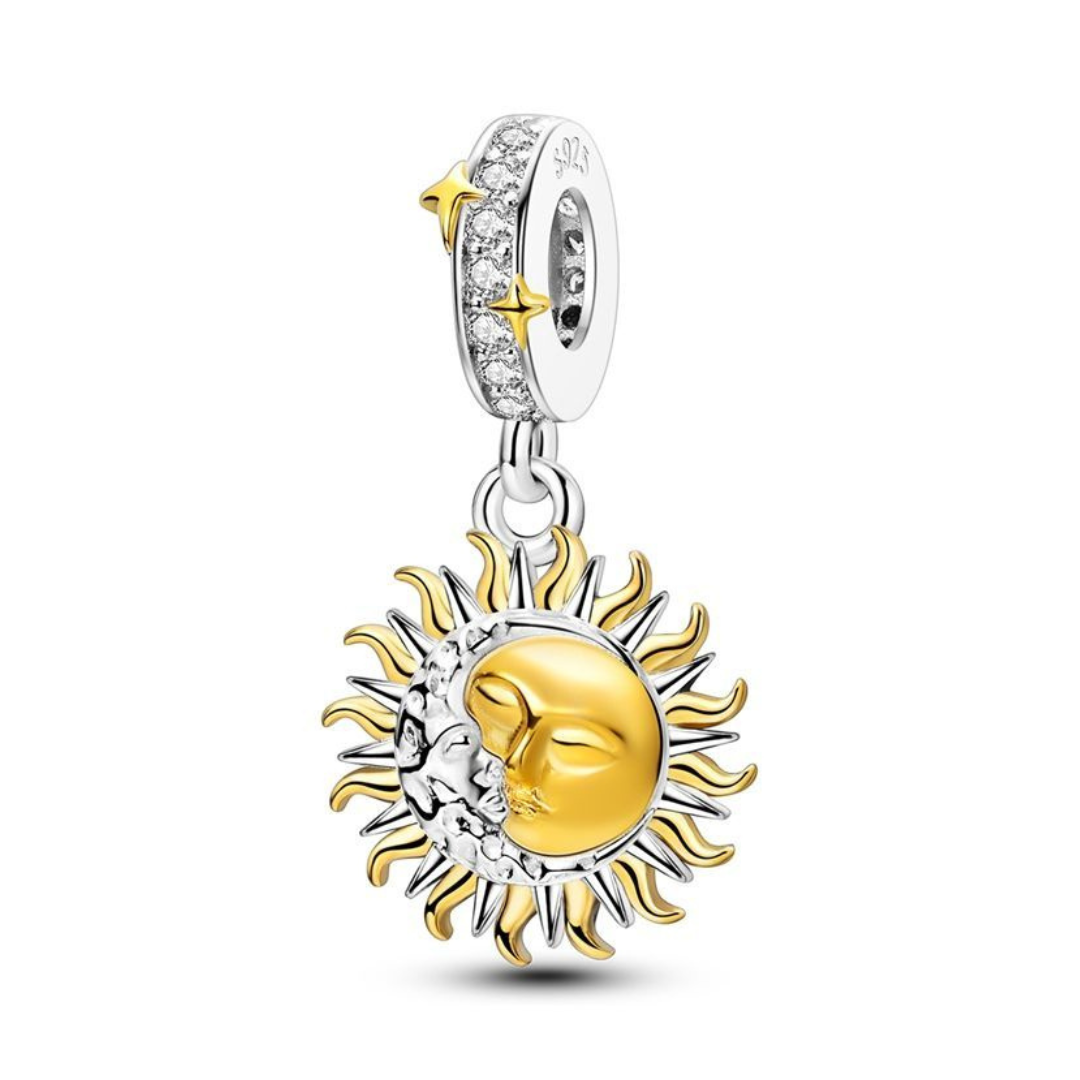 Sun and Moon Harmony Dangle Charm