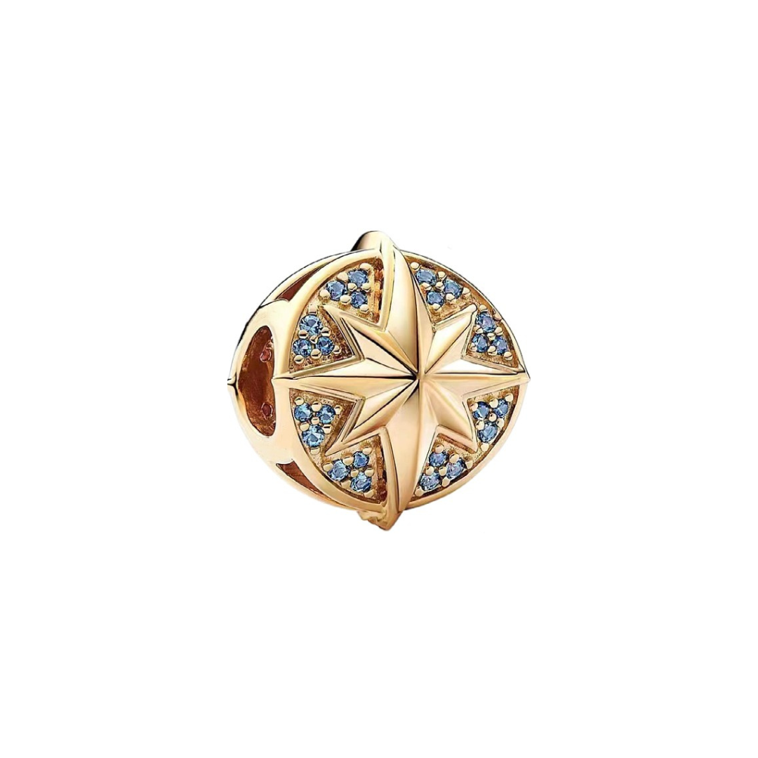 Marvel Captain Marvel Logo Charm