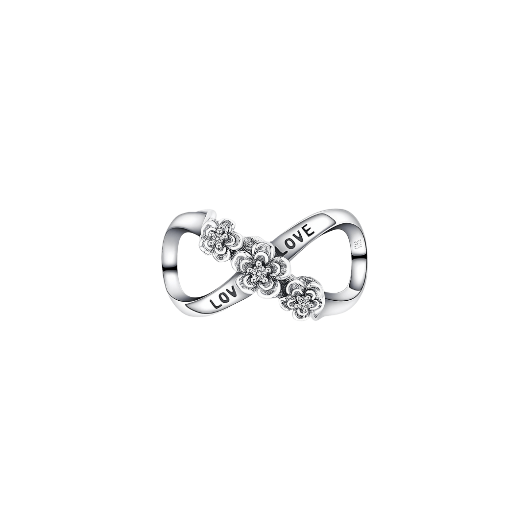 Floral Infinity Love Charm