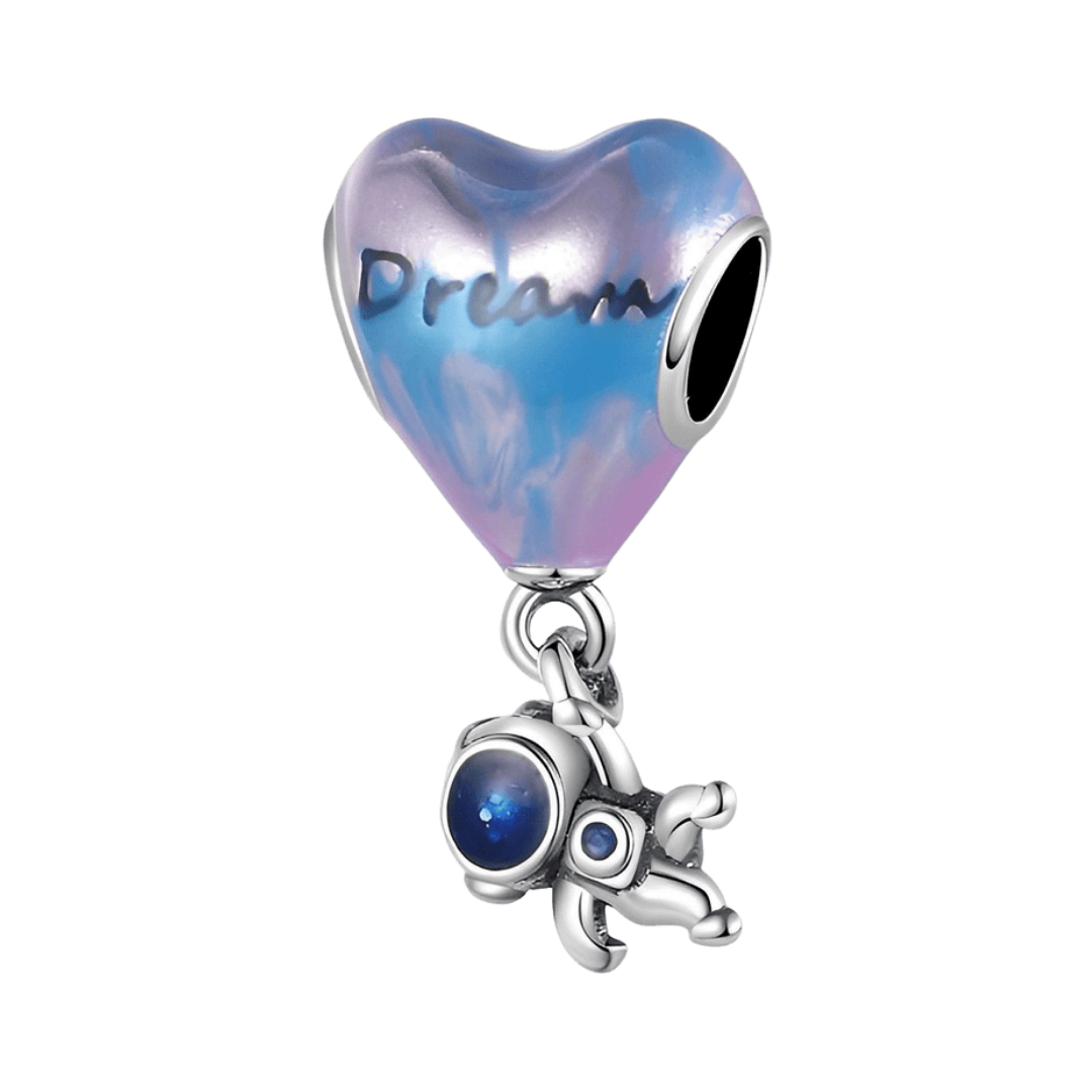 Dream Beyond Floating Astronaut Dangle Charm