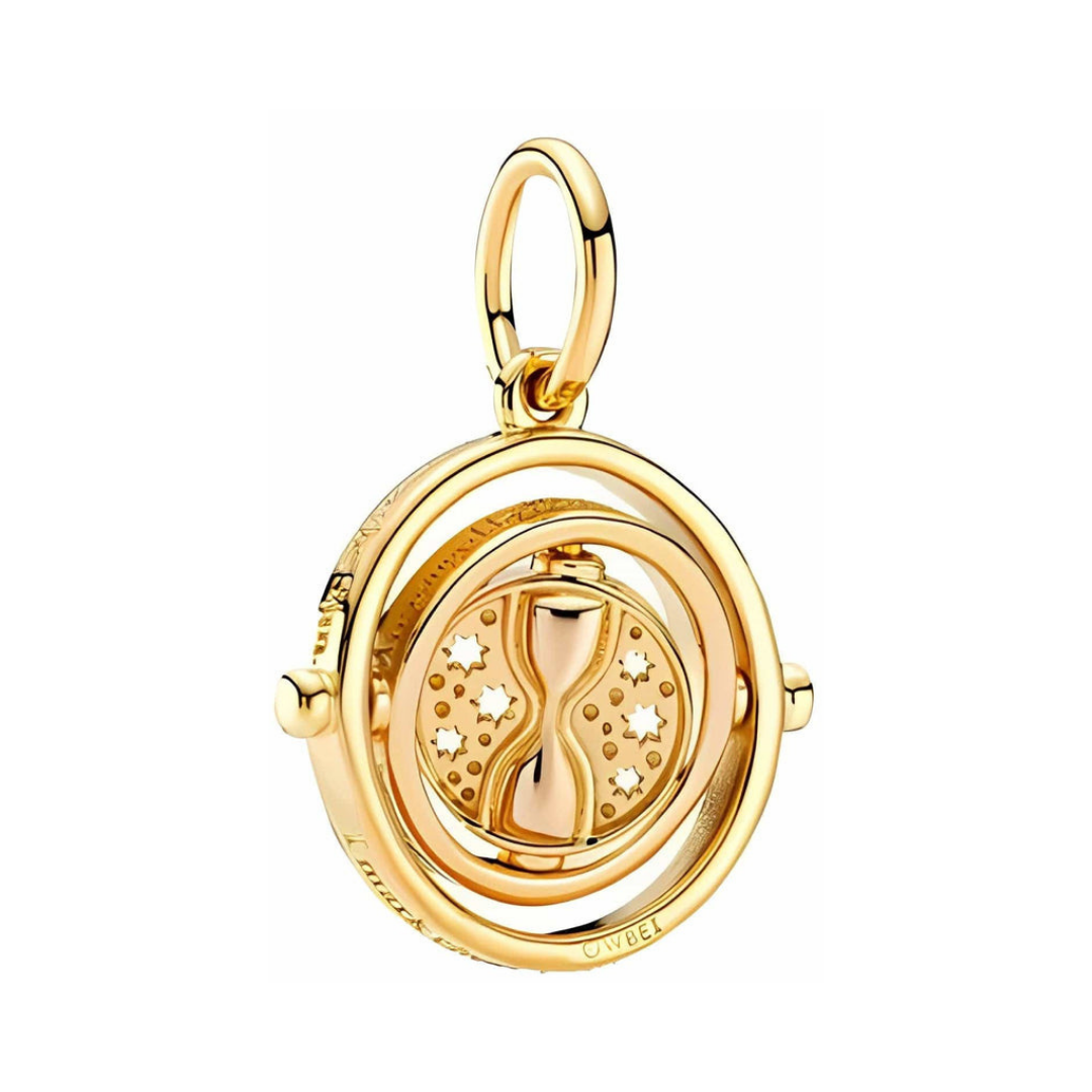 Harry Potter Spinning Golden Time Turner Pendant Charm