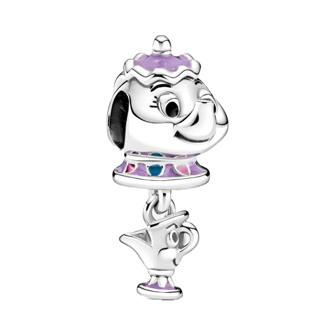 Disney Beauty and the Beast Mrs Potts and Chip Dangle Charm