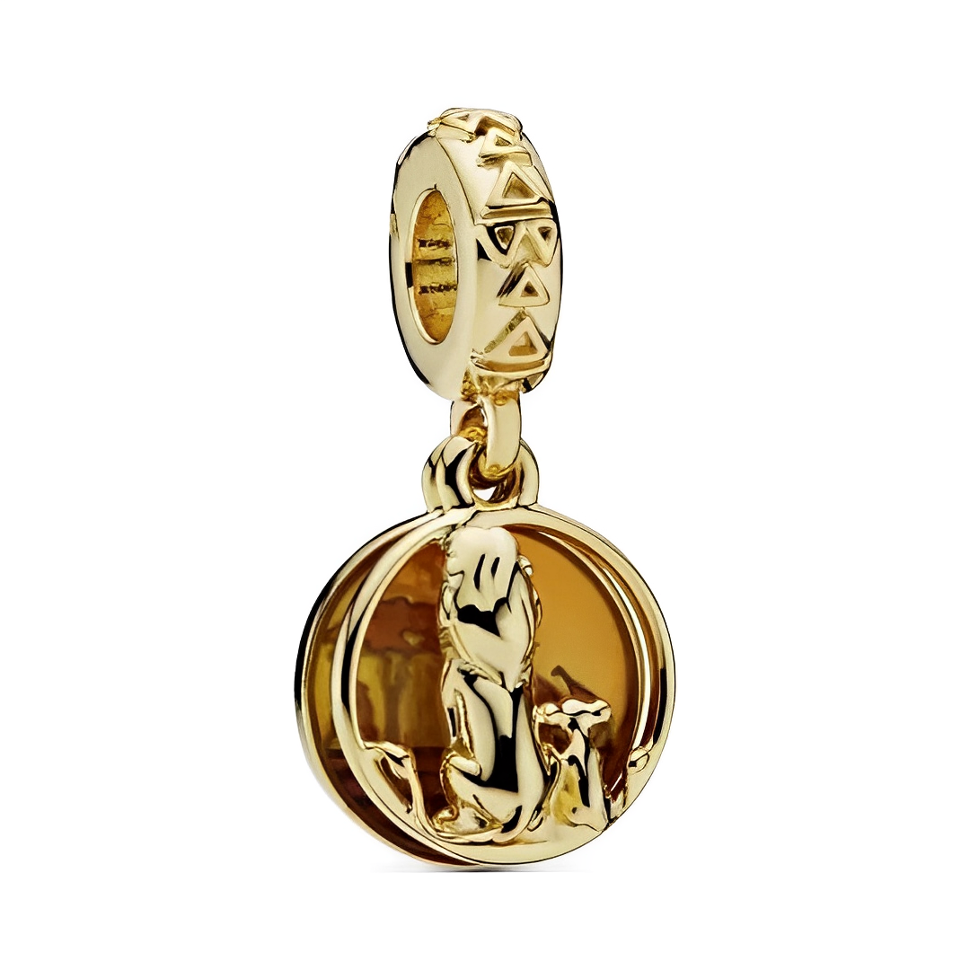 Disney The Lion King Sunset Simba and Mufasa Dangle Charm