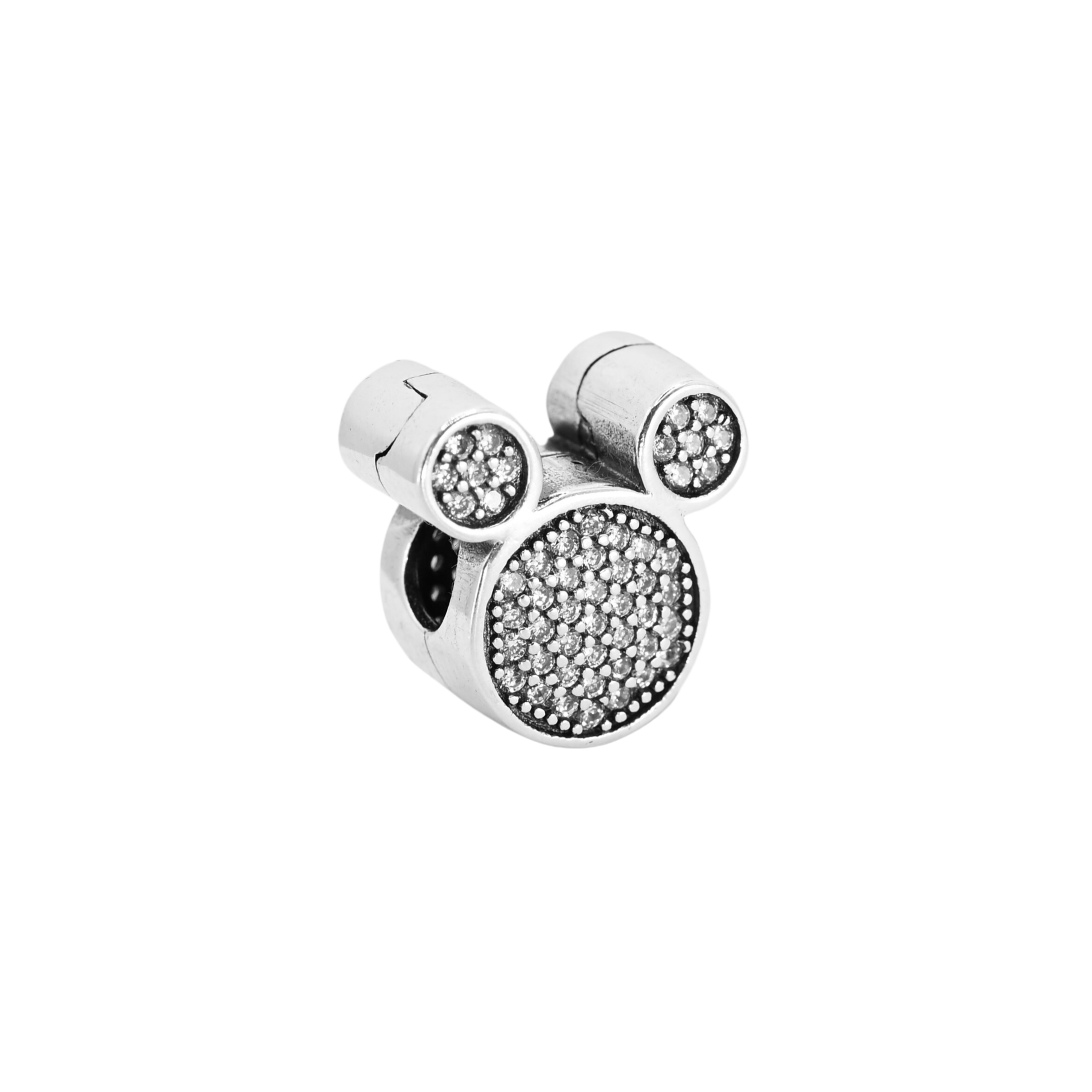 Disney Mickey Mouse Sparkling Zircon Clip Charm