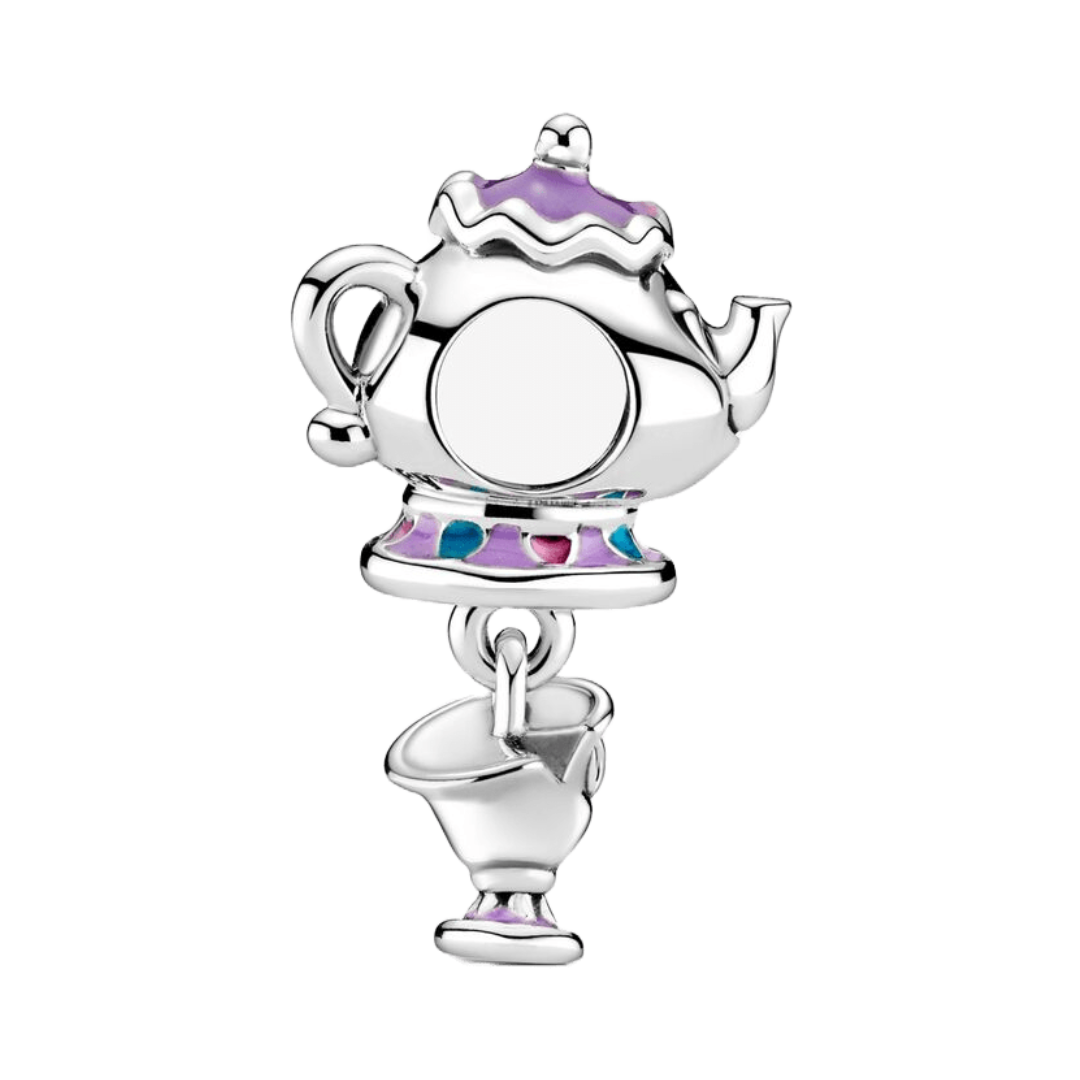 Disney Beauty and the Beast Mrs Potts and Chip Dangle Charm