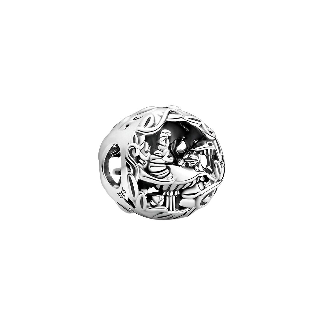 Disney Alice in Wonderland Cheshire Cat and Absolem Charm