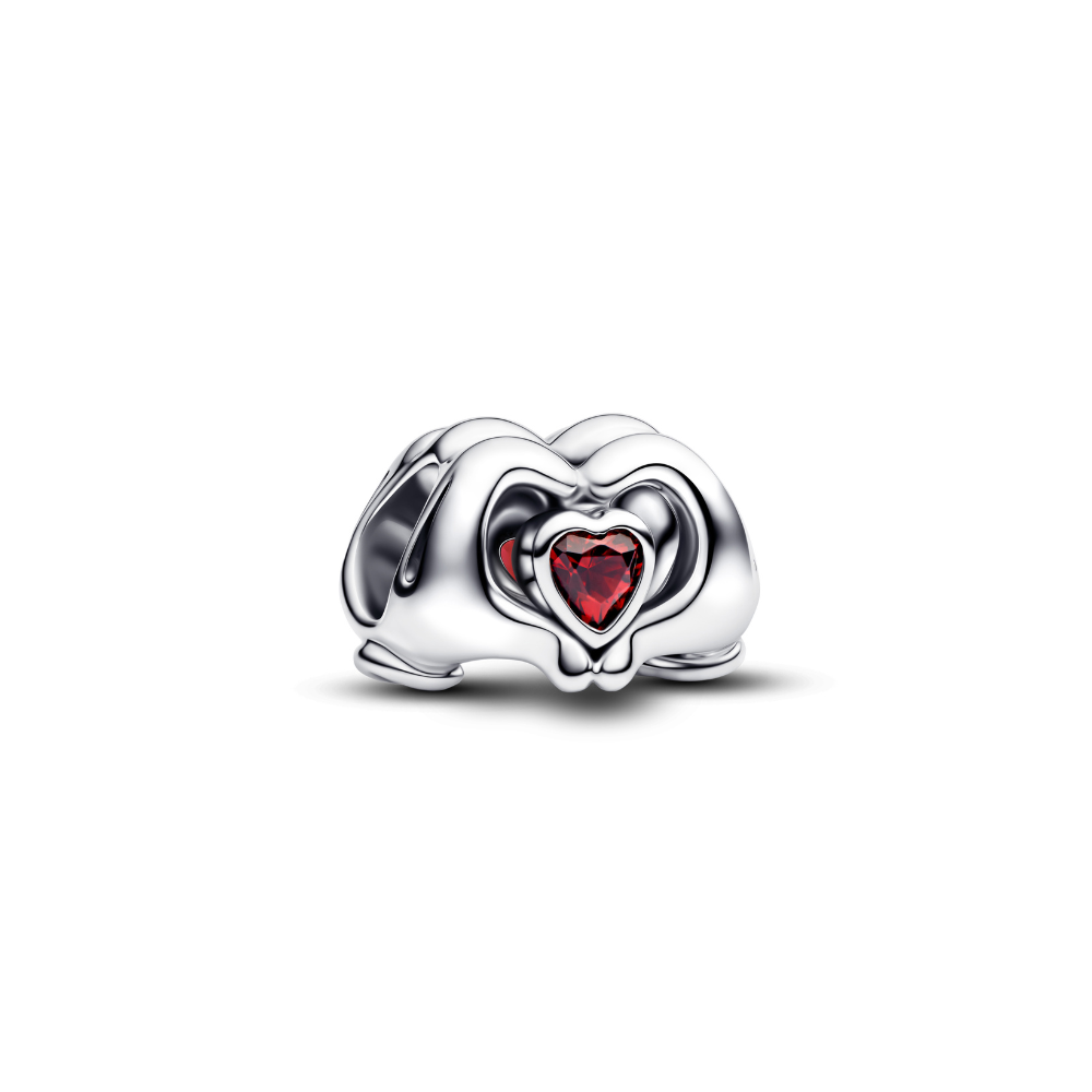 Disney Mickey Mouse Loving Hands Heart Charm