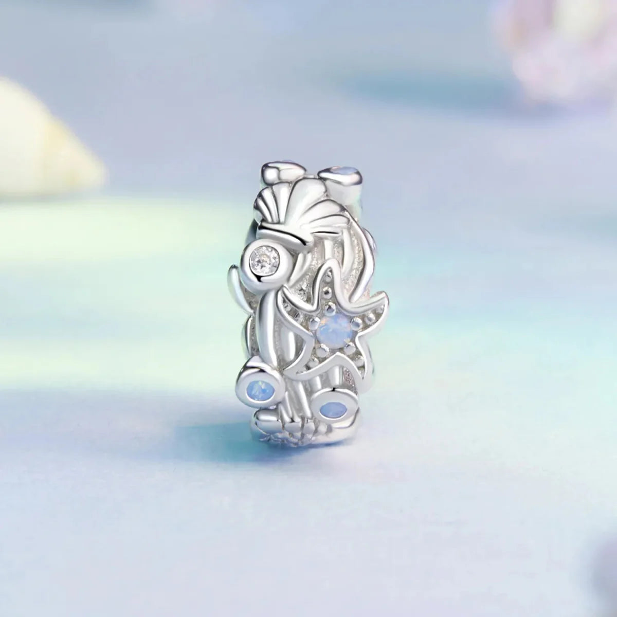 Ocean Glow Starfish Spacer Charm