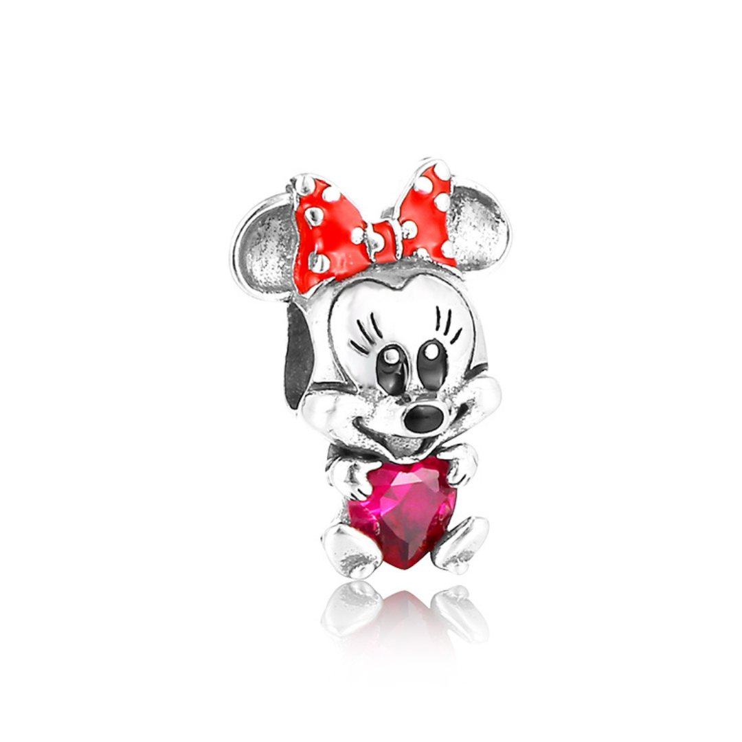 Disney Minnie Mouse Red Heart Charm