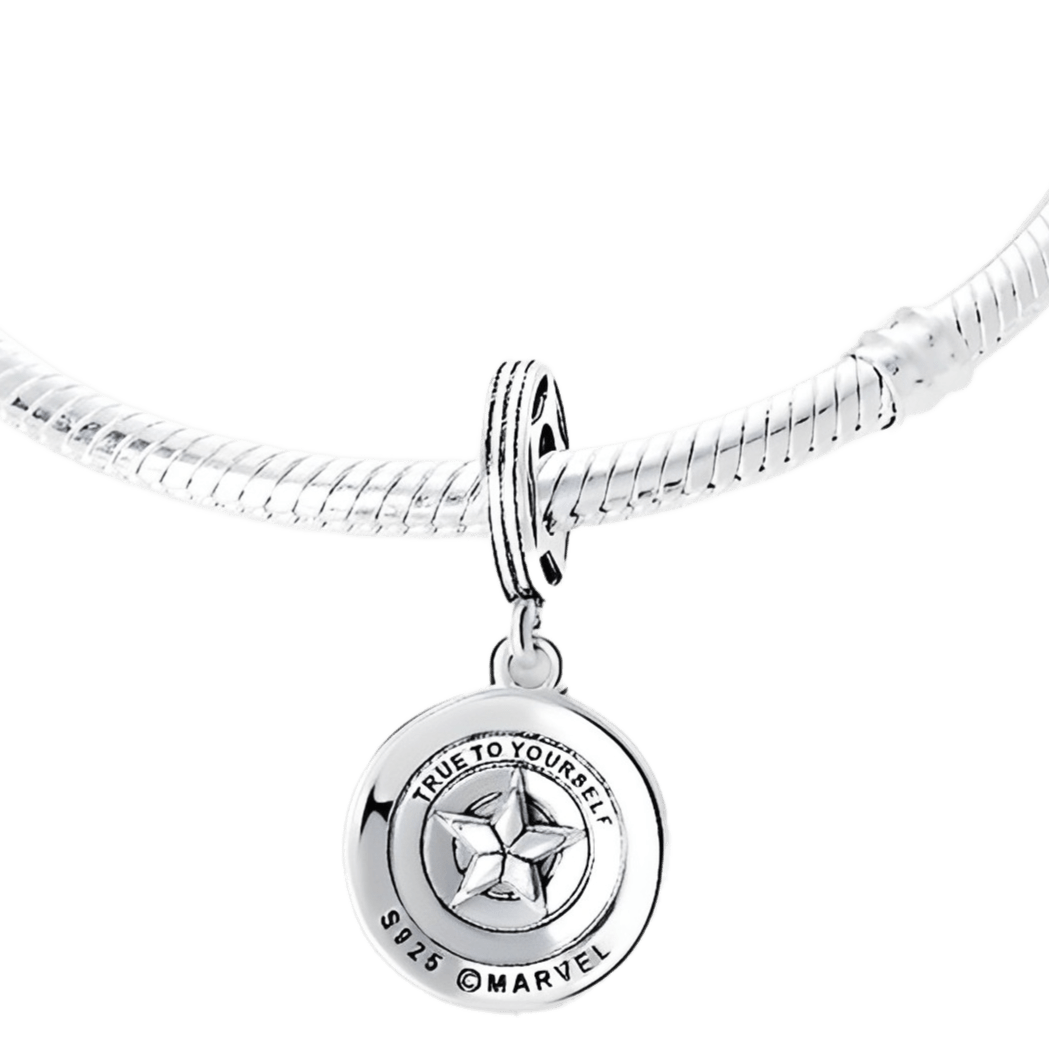 Marvel Captain America Shield Dangle Charm