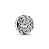 Sterling Silver Sparkling Cluster Charm