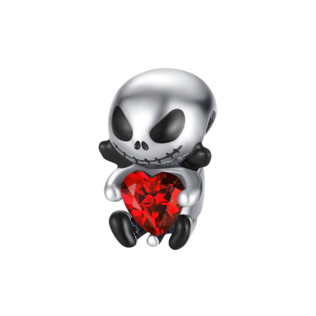 Disney The Nightmare Before Christmas Jack Skellington Heart Charm
