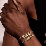 Bubble Letter Bracelet