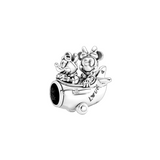 Disney Mickey and Minnie Airplane Charm