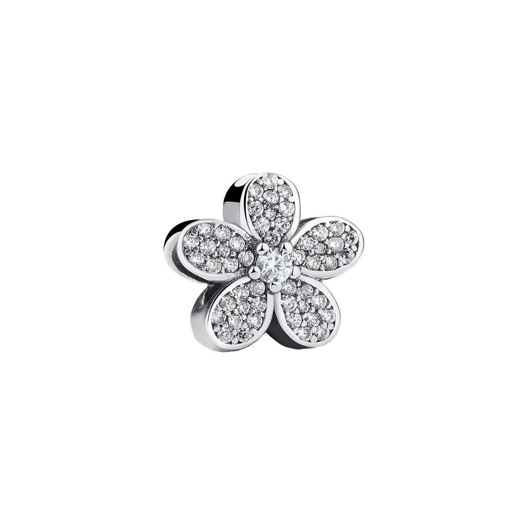 Sparkling Daisy Flower Charm