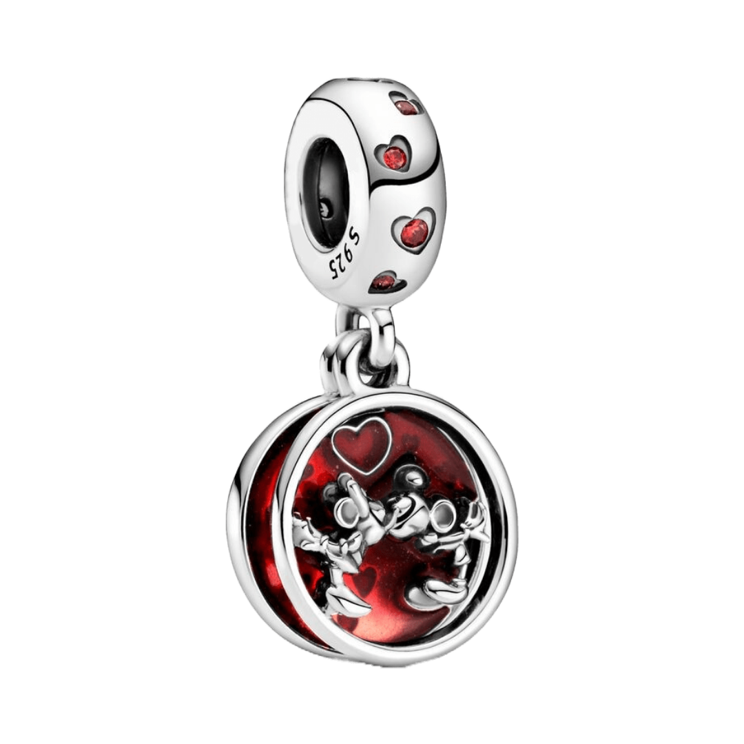Disney Mickey and Minnie Love Dangle Charm