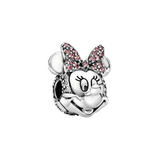 Disney Minnie Mouse Pink Pave Bow Clip