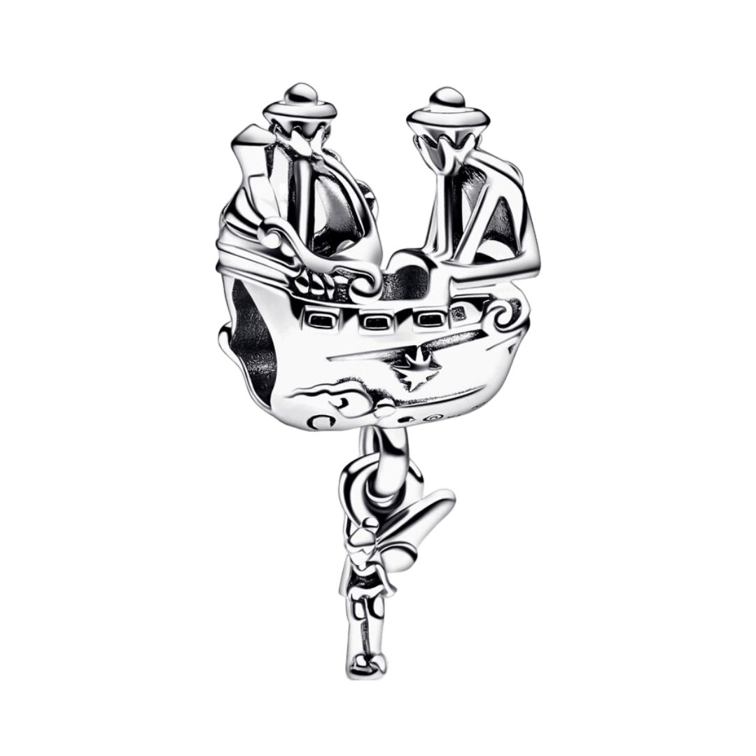 Disney Tinker Bell and Captain Hook’s Pirate Ship Charm