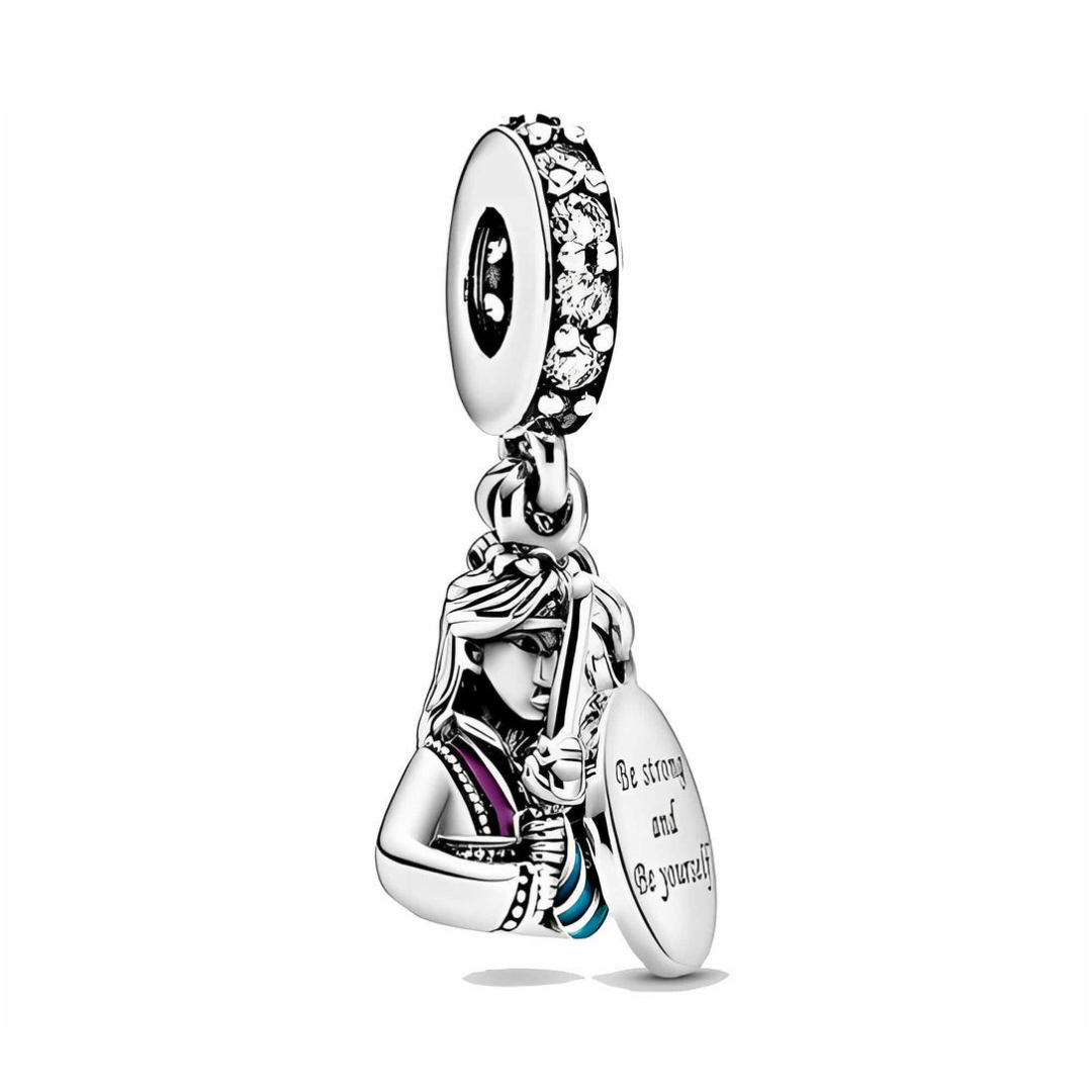 Disney Mulan Be Strong Dangle Charm