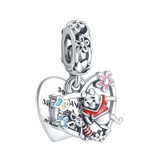 Disney Winnie the Pooh and Piglet Dangle Charm