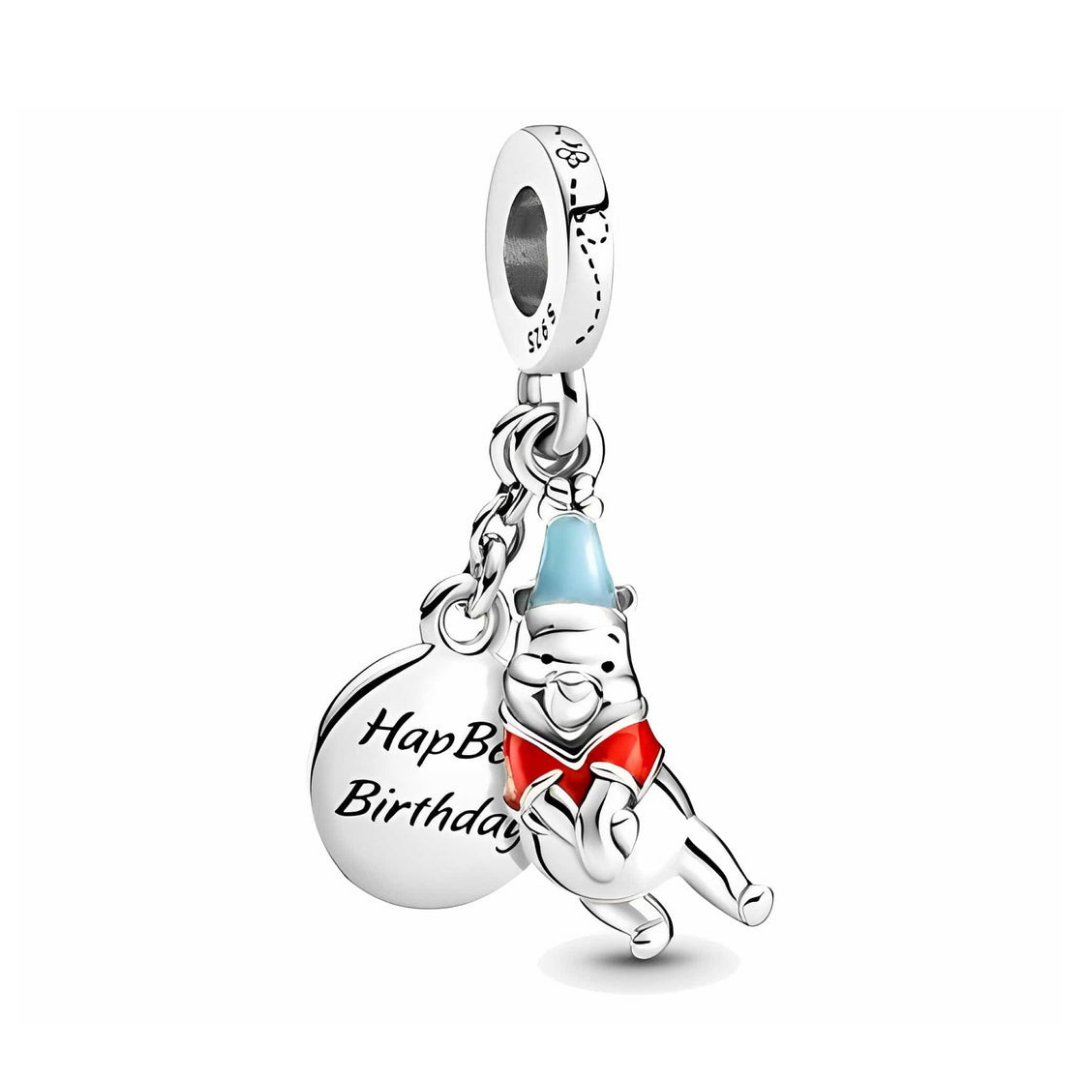 Disney Winnie the Pooh Birthday Dangle Charm