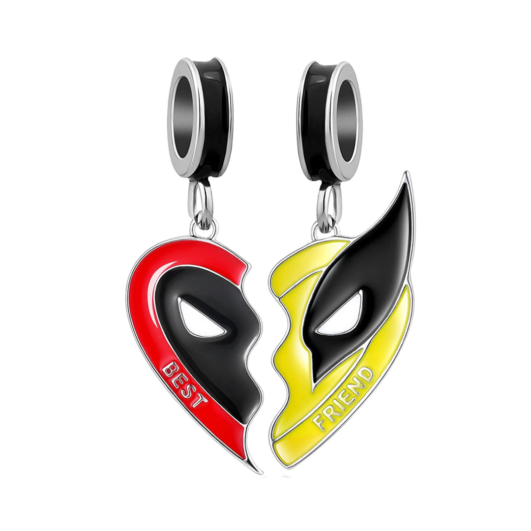 Marvel Deadpool and Wolverine Best Friends Pendant
