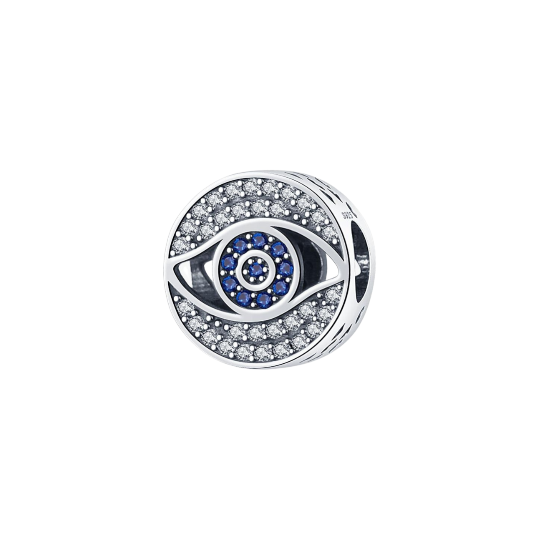 Halo Evil Eye Round Charm