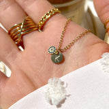 Initial Evil Eye Necklace