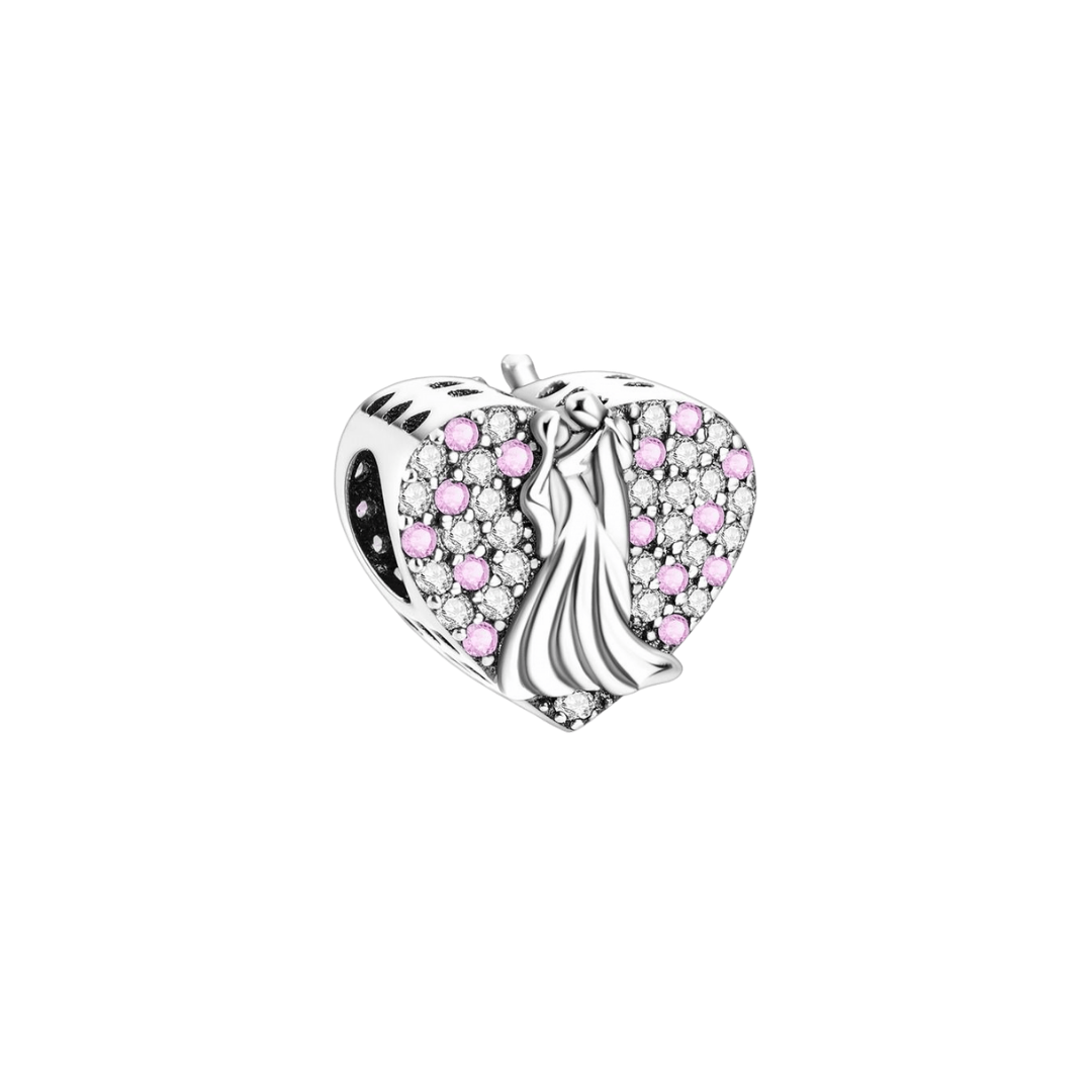 Bride & Groom First Dance Heart Charm