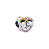 Disney The Lion King Simba and Pumbaa Heart Charm