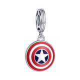 Marvel Captain America Shield Dangle Charm