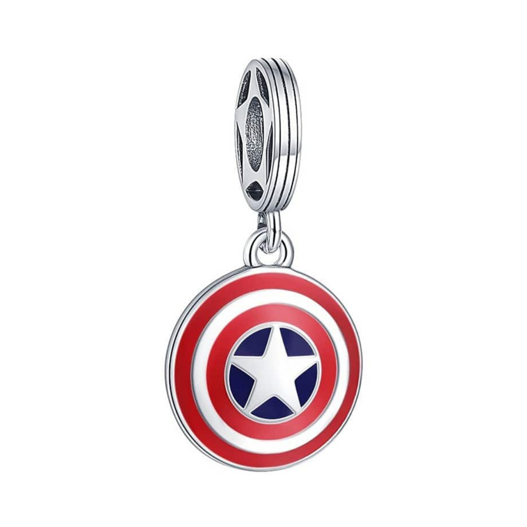 Marvel Captain America Shield Dangle Charm