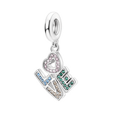 Rainbow Love Dangle Charm