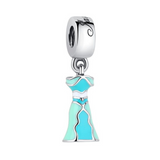 Disney Aladdin Princess Jasmine Dress Dangle Charm