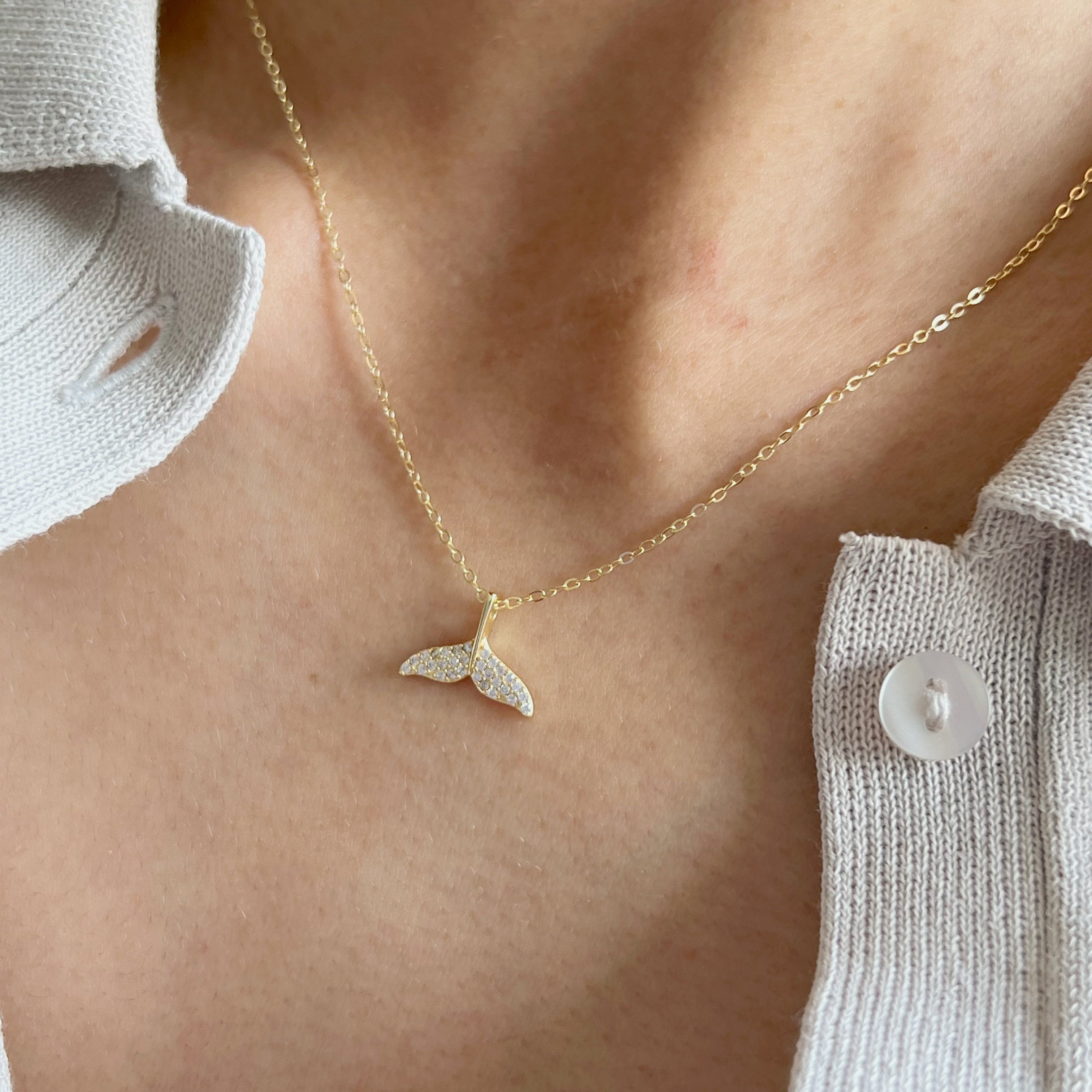 Whale Tail Necklace