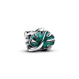 Green Monstera Leaf Charm