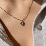 Initial Evil Eye Necklace