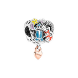Disney Lilo and Stitch Ohana heart charm