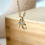 Initial Charm Necklace