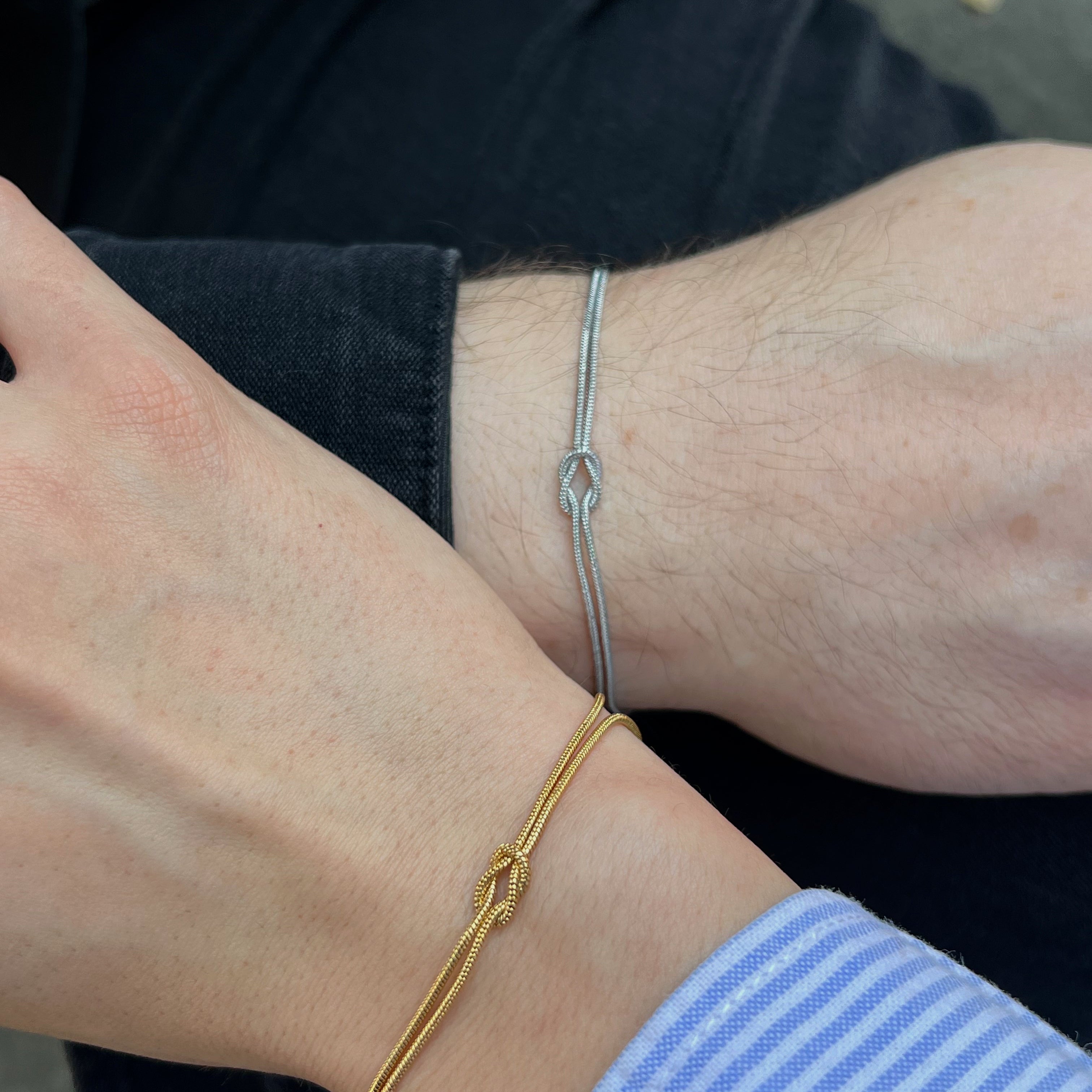 Matching Knot Bracelet Set
