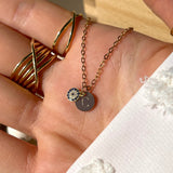 Initial Evil Eye Necklace