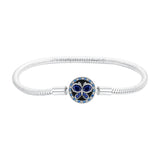 Blue Butterfly Charm Bracelet