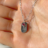 Initial Tag Necklace