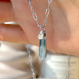 Initial Bar Necklace