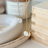 Initial Coin Necklace