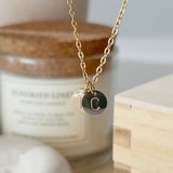 Initial Coin Necklace