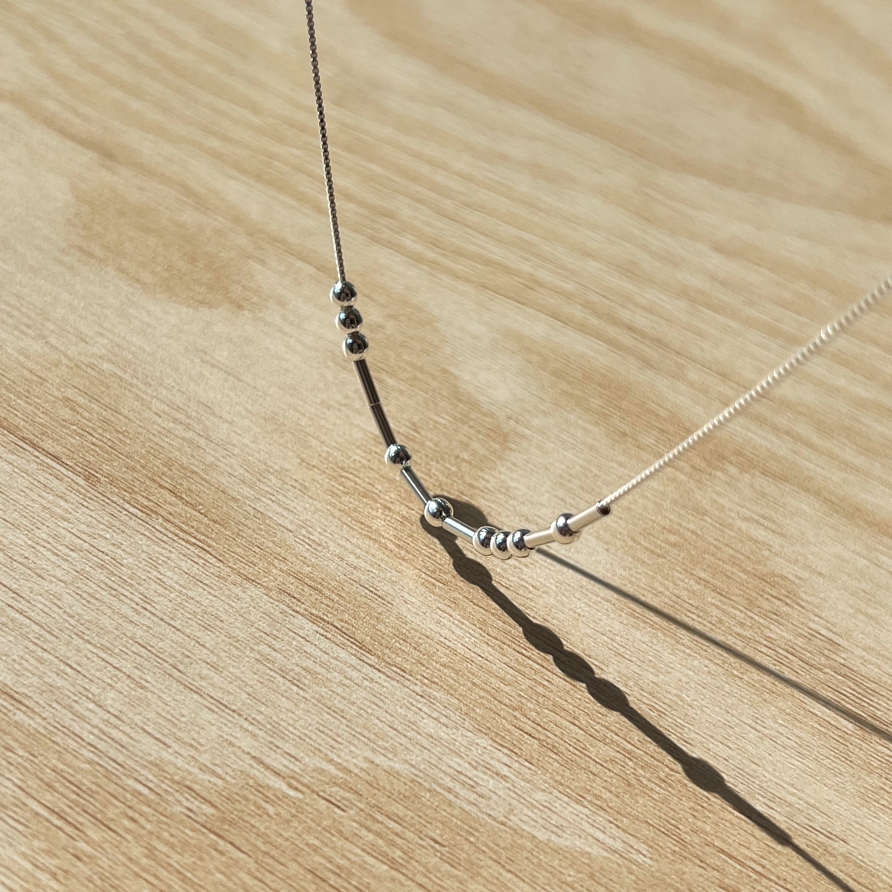 Tulas Shop Morse Code Necklace